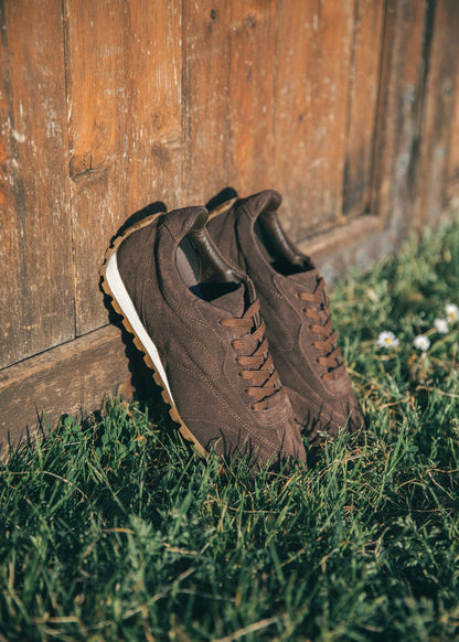 JENNY 001 T.MORO SNEAKER IN VELOUR LEATHER