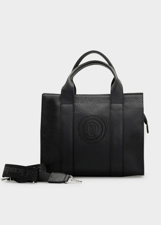 MINI HOUSTON NERO BAG IN TAURUS LEATHER