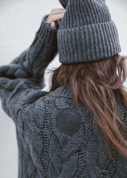 HUVA 002 DARK GREY BEANIE