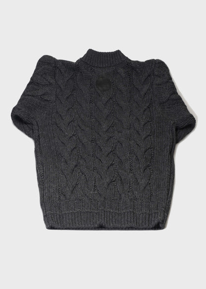 STICKAT 001 ANTRACITE KNITTED SWEATER
