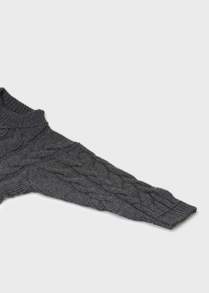 STICKAT 001 ANTRACITE KNITTED SWEATER