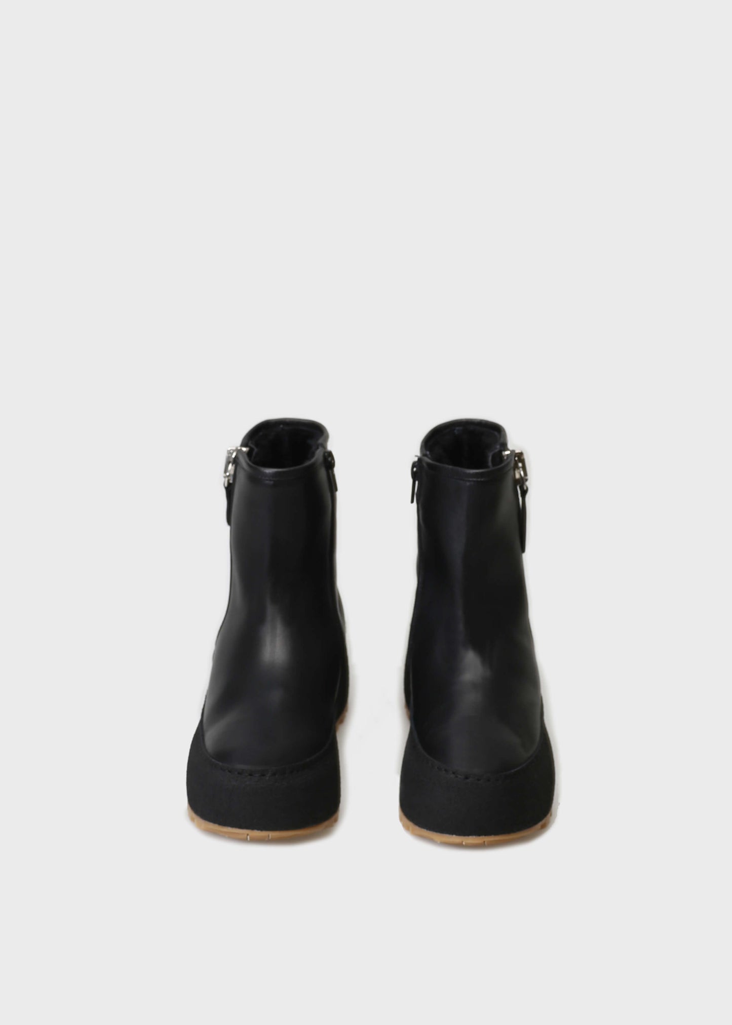 WINTER 002LA NERO BOOT IN KIPS LEATHER - AMBRA SOLE