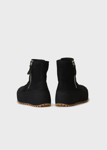 WINTER 002LA NERO BOOT NABUK IDRO LEATHER - AMBRA SOLE