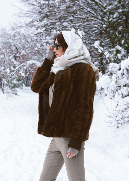 WRAP CASHMERE BEIGE/PANNA