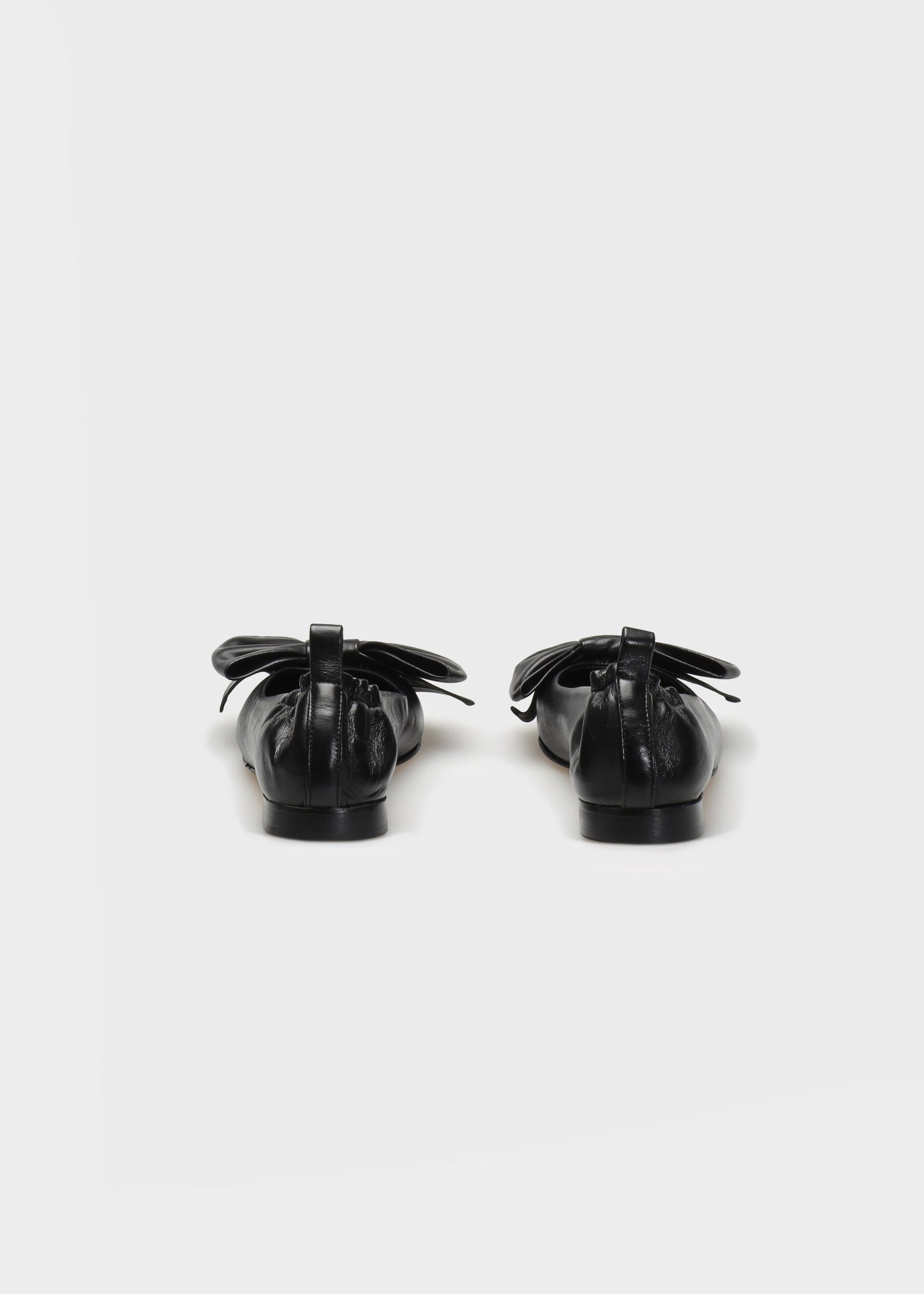 ZOE 005 NERO FLAT IN TROPEZ LEATHER