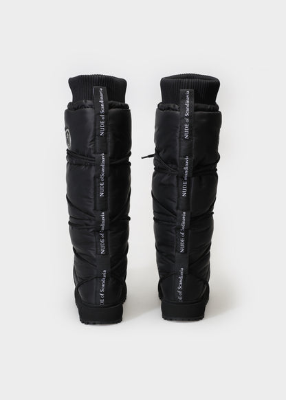 FILIPPA 002 BLACK KNEE BOOT IN TECH
