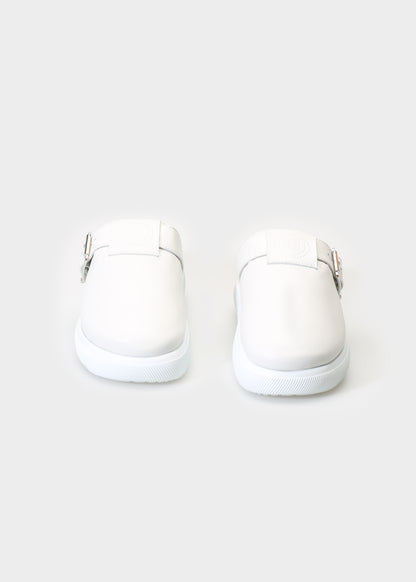 HEDDA 013 BIANCO FREDDO SANDAL IN CAPRICORNO LEATHER