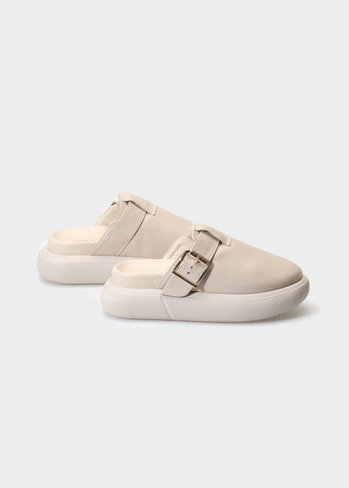 HEDDA 013 LATTE MACCHIATO SANDAL IN CAPRICORNO LEATHER