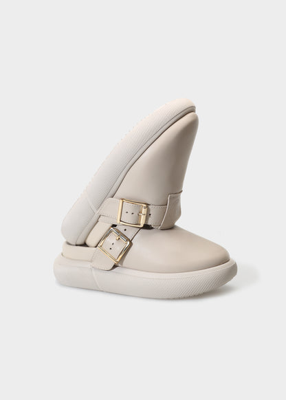 HEDDA 013 LATTE MACCHIATO SANDAL IN CAPRICORNO LEATHER
